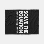 Couverture Polaire Solve The Equation Funny Math Teacher 67 Meme Six (Devant (Horizontal))
