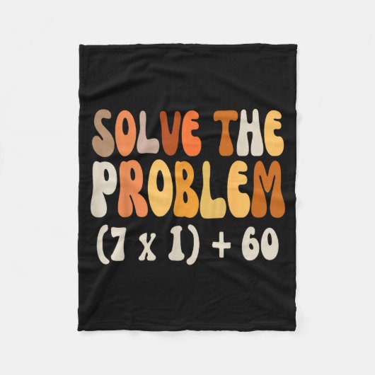 Couverture Polaire Solve The Problem 67 Funny Math Meme Six Seven For (Devant)