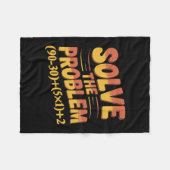 Couverture Polaire Solve The Problem 67 Math Teacher Mathematics 67th (Devant (Horizontal))