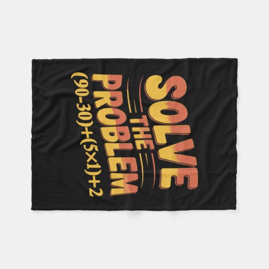 Couverture Polaire Solve The Problem 67 Math Teacher Mathematics 67th (Devant (Horizontal))