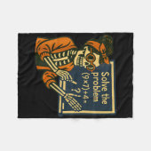 Couverture Polaire Solve The Problem 9x7+4 67 Meme Six Seven Skeleton (Devant (Horizontal))