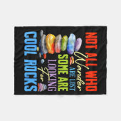 Couverture Polaire Some Are Looking For Cool Rocks - Geologist Geode (Devant (Horizontal))