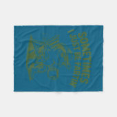 Couverture Polaire Sometimes I Just Be Fartin Lazy Cowboy Frog Funny  (Devant (Horizontal))