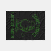 Couverture Polaire Sometimes I Just Be Farting Frog Humor Funny Fart  (Devant (Horizontal))