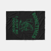 Couverture Polaire Sometimes I Just Be On' Funny Frog (Devant (Horizontal))