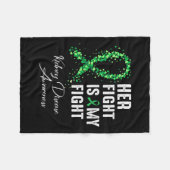 Couverture Polaire Son Combat Est Mon Combat Conscience Des Maladies  (Devant (Horizontal))