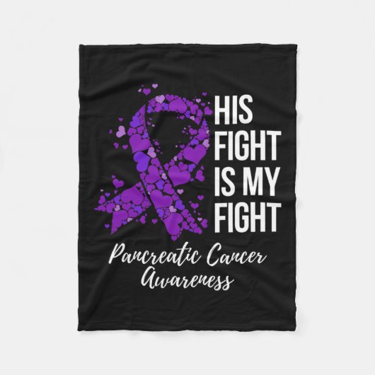 Couverture Polaire Son Combat Est Mon Combat Conscience Du Cancer Pan (Devant)