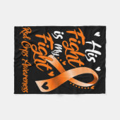 Couverture Polaire Son Combat Est Mon Combat Rsd Crps Sensibilisation (Devant (Horizontal))