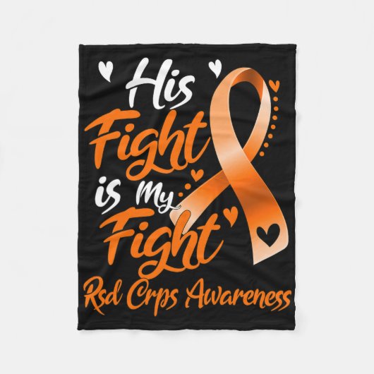Couverture Polaire Son Combat Est Mon Combat Rsd Crps Sensibilisation (Devant)