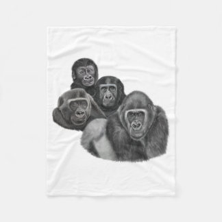 Couverture Polaire Son Gorilla Blanket By AGE. Gorilla Life GL/TFW