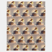 Couverture Polaire "Son Gramophone du patrimoine" (Devant)