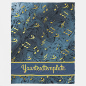 Couverture Polaire son, métal, musique, musical, signe, note, forme, (Devant)