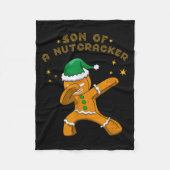 Couverture Polaire Son Of A Nutcracker Pajamas Christmas Gingerbread (Devant)