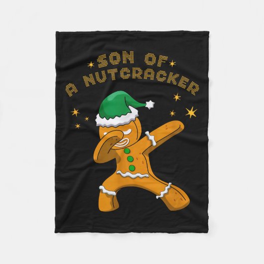 Couverture Polaire Son Of A Nutcracker Pajamas Christmas Gingerbread (Devant)