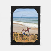 Couverture Polaire Son temps de plage (Devant)