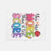 Couverture Polaire Sont Plus Qu'Un Test Score Test Jour Enseignants T (Devant (Horizontal))
