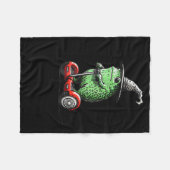 Couverture Polaire Sorcier Grenouille Fantaisiste Part Pour Commettre (Devant (Horizontal))