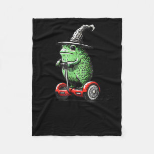 Couverture Polaire Sorcier Grenouille Fantaisiste Part Pour Commettre