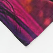 Couverture Polaire Sorcière d'Halloween avec conception de visage crâ (Coin)