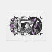 Couverture Polaire Sorcière Il Vaut Mieux Avoir Mon Café Sorcière Drô (Devant (Horizontal))