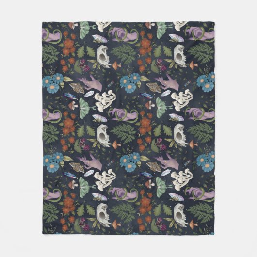 Couverture Polaire Sorcière nature (Devant)