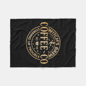 Couverture Polaire Sorcières Brew Coffee Co Halloween Witch Coffee Lo (Devant (Horizontal))