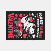 Couverture Polaire Sorry Valentine Ladies Mom Booked Me First  (Devant (Horizontal))