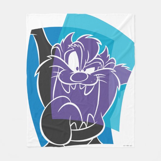 Couverture Polaire Sortie de langue TAZ™ stylisée (Devant)