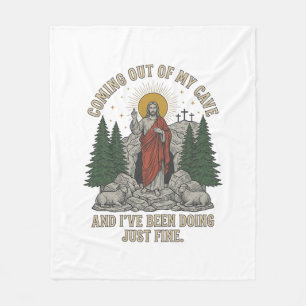 Couverture Polaire Sortir de ma grotte Résurrection Parole T-Shirt De