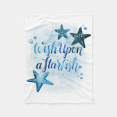 Couverture Polaire Souhaitez-vous une étoile de mer (Devant)