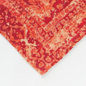 Couverture Polaire Souk couché de soleil : Motif marocain d'Orange Ma (Coin)