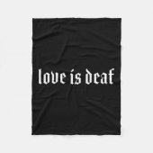 Couverture Polaire Sourde Sourde Sourde Gesture Mains Sourde Sensibil (Devant)