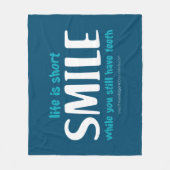 Couverture Polaire Sourire (Devant)