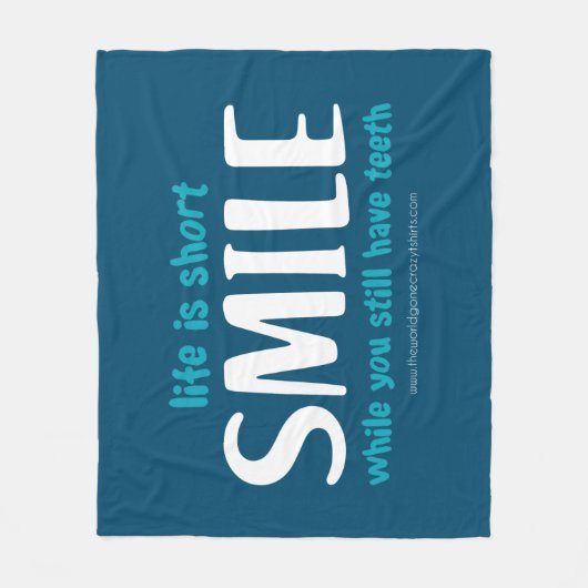 Couverture Polaire Sourire (Devant)