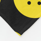 Couverture Polaire Sourire grinçant Visage jaune (Coin)