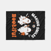 Couverture Polaire Sourires Botiful Ghost Dentist Dent Halloween Dent (Devant (Horizontal))