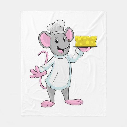 Couverture Polaire Souris comme cuire avec du fromage (Devant)