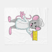 Couverture Polaire Souris comme cuire avec du fromage (Devant (Horizontal))