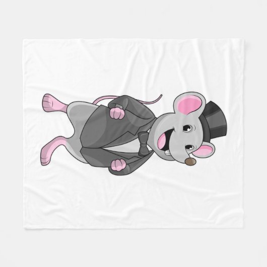 Couverture Polaire Souris comme marié avec ruban (Devant (Horizontal))