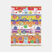 Couverture Polaire Souris et amis Hanoukka Fleece Blanket (Devant)