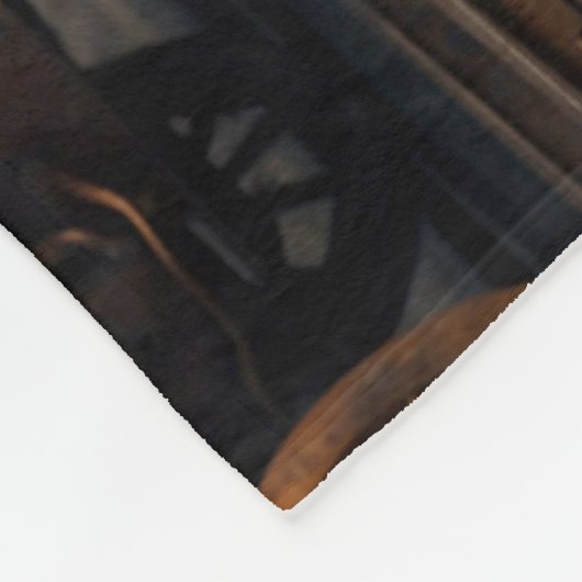 Couverture Polaire Souris et train Steampunk (Coin)