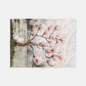 Couverture Polaire Sous L'Arbre De Magnolia (Devant (Horizontal))