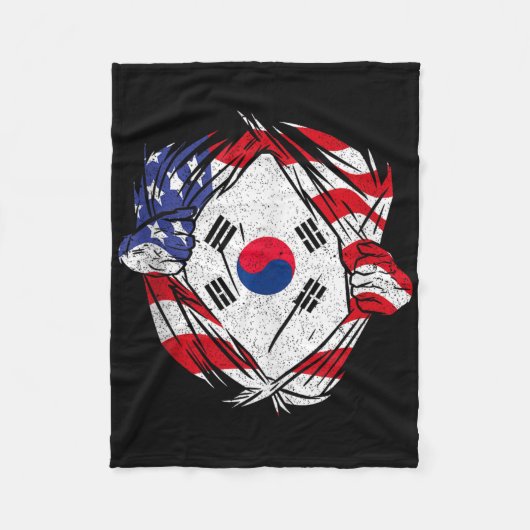 Couverture Polaire South Korea Love South Korea Pride Korean Patriot  (Devant)