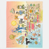 Couverture Polaire Southern California Fleece Blanket (Devant)