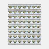 Couverture Polaire Southwest Yellow Swallowtail Butterfly Medium (Devant)