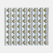 Couverture Polaire Southwest Yellow Swallowtail Butterfly Medium (Devant (Horizontal))