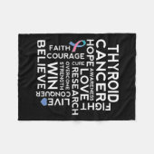 Couverture Polaire Soutien à la marche de sensibilisation au cancer (Devant (Horizontal))