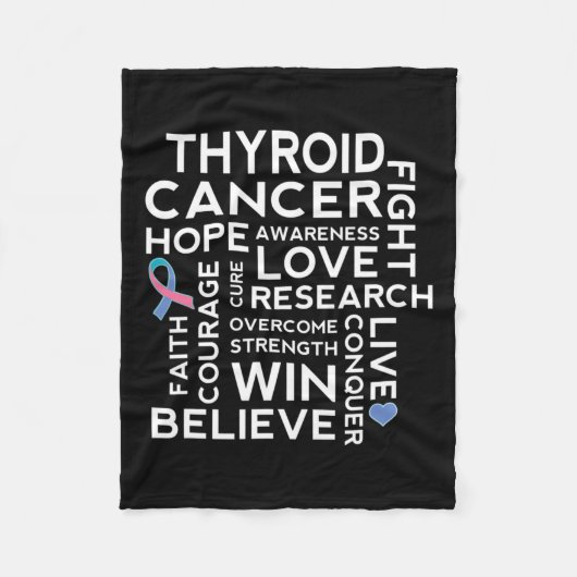 Couverture Polaire Soutien à la marche de sensibilisation au cancer (Devant)