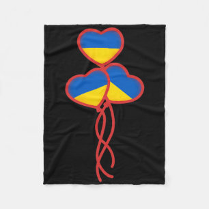 Couverture Polaire Soutien à l'Ukraine Drapeau de l'Ukraine Liberté S