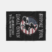 Couverture Polaire Soutien Amusant Votre Cuisinière Locale Kamala Net (Devant (Horizontal))